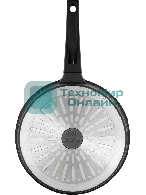 Сковорода Rondell Walzer RDA-767, 24см, без крышки, черный
