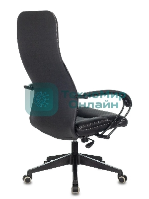 Кресло Бюрократ CH-608/ECO черный, экокожа