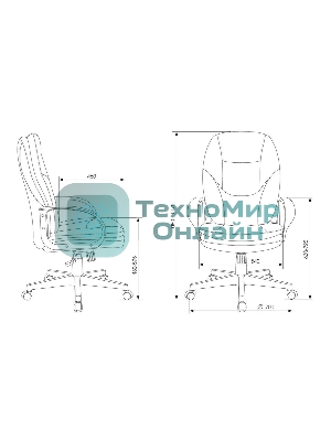 Кресло Бюрократ CH-868LT/#B черный, экокожа