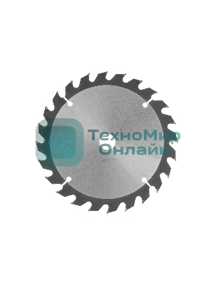 Пильный диск по дереву Denzel ф216 х 20 мм, 24 зубьев
