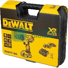 Дрель-шуруповерт DeWalt DCD771D2-QW, 18 В, 2 Ач, 42 Нм, щеточный