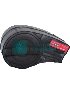 Картридж ленточный Cactus CS-M21-750595RD белый шрифт, красный фон (19.1 мм, 6.4 м) для Brady BMP21-PLUS, BMP21-LAB