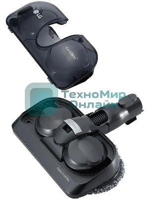 Пылесос вертикальный LG A9N-MASTERX черный, питание от аккумулятора, 160 Вт, уборка влажная/сухая, пылесборник 0.44 л, работа от АКБ max 50 мин