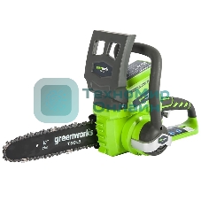 Цепная пила аккумуляторная GreenWorks G24CS25K2, 24V, 25 см, c АКБ 2Ач и ЗУ (2007707UA)