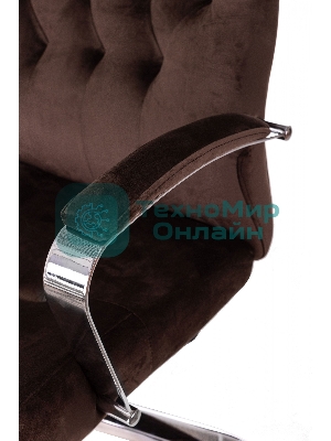 Кресло Бюрократ T-9928SL Fabric Italia 6 коричневый, ткань