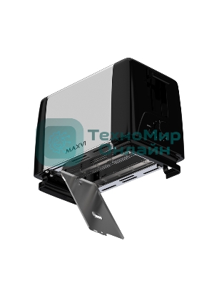 Тостер Maxvi KT822S silver-black