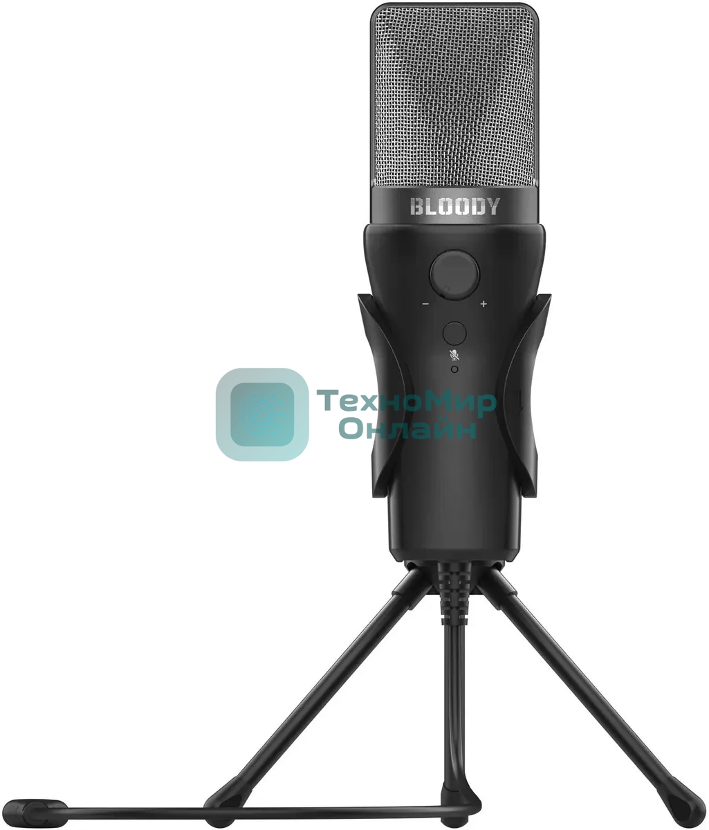 Микрофон проводной A4Tech Bloody GM20 2.3м черный