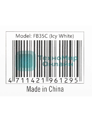 Мышь беспроводная A4Tech Fstyler FB35C белый, 2000 dpi, радиоканал, Bluetooth, USB, кнопки - 6