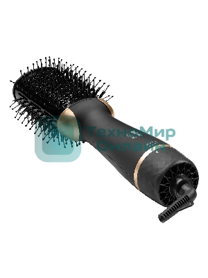 Фен-щётка BBK BHC3500 черный/шампань, 1200 Вт