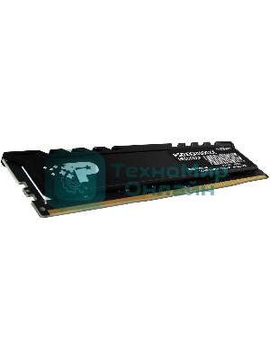 Оперативная память Patriot Signature Premium, DDR5, 16Gb (1x16 GB), 5600 MHz, CL46, DIMM, радиатор, черный