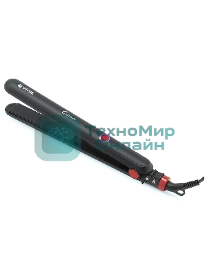 Выпрямитель Vitek VT-8289 33Вт черный 200С покрытие:керамико-турмалиновое