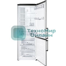 Холодильник Atlant ХМ-4524-040-ND нержавеющая сталь двухкамерный 271/100л морозилка снизу, No Frost