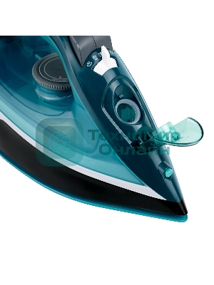 Утюг Centek CT-2324 OLYMPIC бирюзовый, 2800 Вт, 190 г/мин, 350 мл