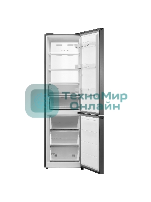 Холодильник Midea MDRB519MGE46ID нержавеющая сталь двухкамерный 263/123л морозилка снизу, No Frost