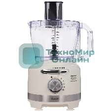 Кухонный комбайн RAGEX R108-105 бежевый 1000Вт 6 скоростей