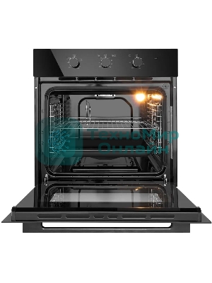 Шкаф духовой газовый с электрическим грилем Maunfeld MOGS703B2, встраиваемый
