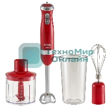 Блендер погружной Delta DL-7064B красный