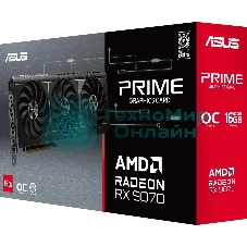 Видеокарта Asus PCI-E 5.0 PRIME-RX9070-O16G-EVO AMD Radeon RX 9070 16Gb 256bit GDDR6 2120/20000 HDMIx1 DPx3 HDCP Ret