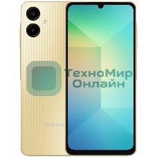 Смартфон Samsung Galaxy A06 SM-A065F, 4/128Gb, золотистый