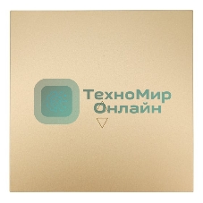 Выключатель проходной 1-кл. СП ZIMA IP20 10А безвинт. зажим зол. LEZARD 704-3688-105QC