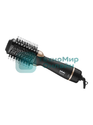 Фен-щётка BBK BHC3500 черный/шампань, 1200 Вт