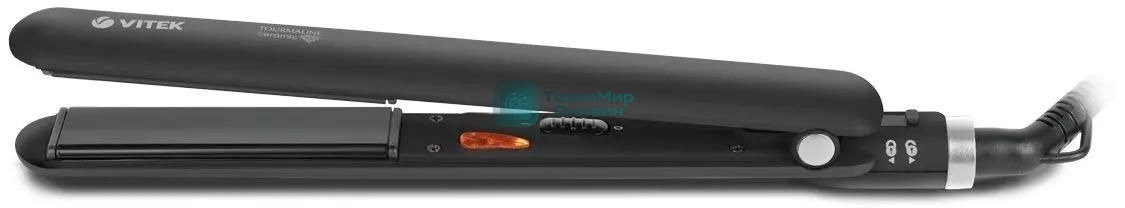 Выпрямитель Vitek 8288-VT 35Вт черный/красный макс.темп.:200С покрытие:керамико-турмалиновое (8288-VT-01)