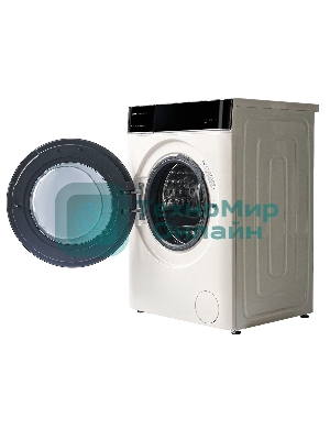 Стиральная машина с сушкой Centek CT-1968 бежевый, загрузка фронтальная 8 кг, 1200 об/мин, Класс А+++