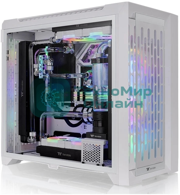 Компьютерный корпус Thermaltake CTE C750 TG ARGb белый без БП ATX 14x120мм 14x140мм 4x200мм 4xUSB 3.0 audio bott PSU