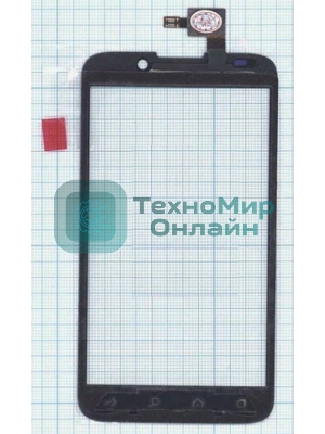 Сенсорное стекло (тачскрин) для Alcatel OT-995. черное