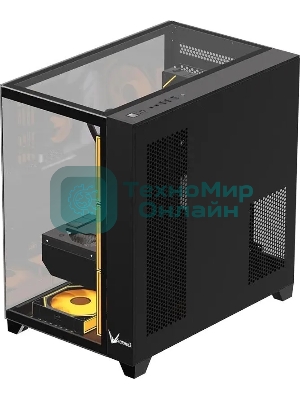 Компьютерный корпус Aerocool/Formula Crystal Z9 черный без БП ATX 7x120мм 2xUSB 3.0 audio bott PSU