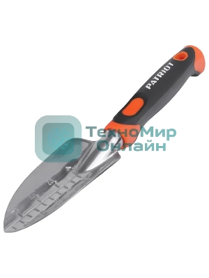 Лопатка посадочная, узкая, Patriot SNP 320, мерные насечки, 320 мм, алюминий, PP+TPR рукоятки