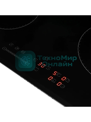 Электрическая варочная панель Hyundai HHE 6451 BG Hi-Light, независимая, черный