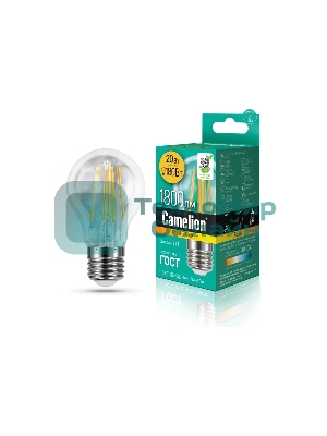Лампа светодиодная Camelion (13718) LED20-A60-FL/830/E27