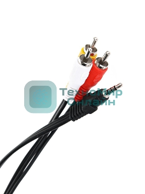 Кабель соединительный 3.5 Jack (M)/3 RCA (M) Telecom