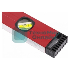 Уровень алюминиевый Matrix 400 мм, фрезерованный, 3 глазка