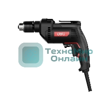 Дрель Deli DE-CZ13-1E, 680Вт, сетевая, ударная