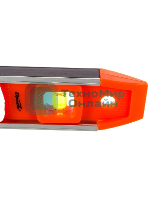 Уровень усиленный Sparta 230 мм, 3 глазка, магнитный, пластмассовый 