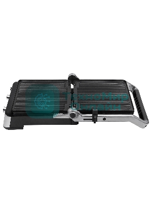 Гриль электрический BBK BEG2004 2000 Вт, черный/металлик