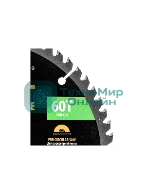 Пильный диск по дереву Denzel ф216 х 20 мм, 60 зубьев