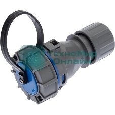 Розетка кабельная Rexant переносная влагозащищенная 16 А, 2Р+РЕ, IP68