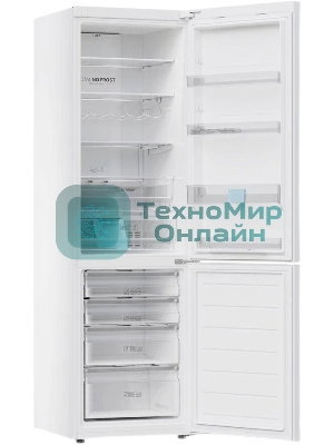 Холодильник Haier C2F637CWMVU1 белый, двухкамерный, 278/108л, морозилка снизу, No Frost