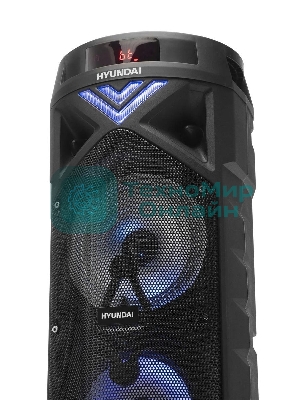 Минисистема Hyundai H-MC180 черный 80Вт/FM/USB/BT/SD/MMC