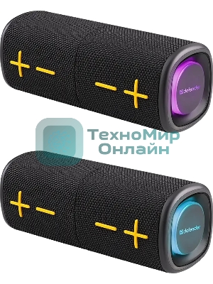 Колонка портативная Defender Union black (20Вт, 2.0 стерео, Bluetooth, питание от аккумулятора)