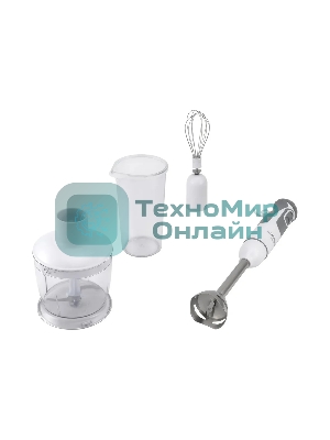 Блендер погружной Starwind SBP3242 1200 Вт, белый/серый