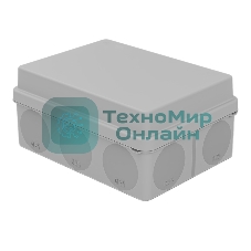 Коробка распаячная Rexant для прямого монтажа ОУ, HF, 150х110х70мм, IP67 (мембранные вводы)