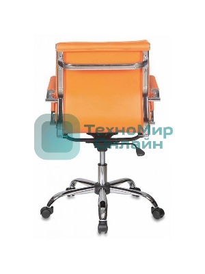 Кресло Бюрократ CH-993-Low/orange оранжевый, экокожа