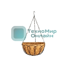 Кашпо подвесное Palisad, с кокосовой корзиной, диаметр 30 см