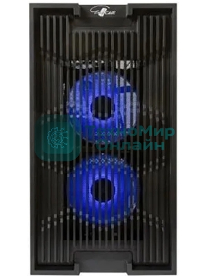 Компьютерный корпус Minitower mATX Eurocase 00-01003410 M07 3ARGb черный без БП закаленное стекло USB 3.0