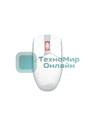Мышь беспроводная ASUS ROG Strix Impact III белый, 36000 dpi, USB Type-A, радиоканал, Bluetooth, кнопки - 5