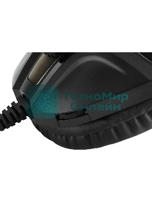 Наушники с микрофоном Oklick HS-L370G ECLIPSE черный 1.9м мониторы оголовье